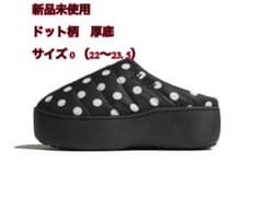 新品未使用 SUBU 厚底 ドット柄 サンダル サイズ0のサムネイル