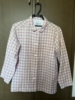 らぶ♡断捨離中さま専用 無印良品 レディースパジャマ チェック ピンク Sのサムネイル