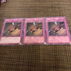 遊戯王 盗賊の七つ道具 3枚セット ノーマル