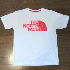 THE NORTH FACE Tシャツ ホワイト 白 レッドロゴ ビッグロゴのサムネイル