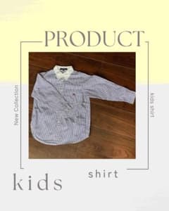 BURBERRY ストライプ長袖シャツ 120Aのサムネイル