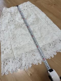 ル　レーヴ　ヴァニラ　中田絵里奈さんプロディース　総レース　Aラインスカートのサムネイル