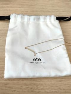 ete ゴールドチェーンネックレス　K10のサムネイル
