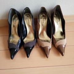 【み様専用】売切最終価格　美脚ハイヒール２足セットのサムネイル