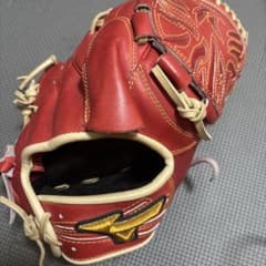 ゆ*け様 Mizuno 硬式グローブ レッド 右投げ用 フルオーダーのサムネイル