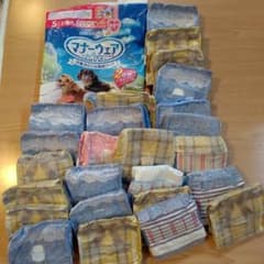 マナウェア 犬用おむつ女の子よう Sサイズ 25枚セットのサムネイル