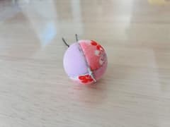 髪飾り　和玉　お祭り　ハンドメイド　直径2.7㎝のサムネイル
