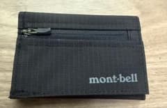 値下げしました！ mont-bell トレールワレット ブラック　三つ折り財布のサムネイル