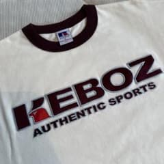 KEBOZ✖️Russell athleticコラボ Tシャツ クリーム色のサムネイル