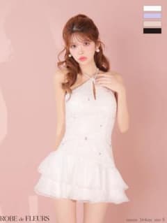 ROBE de FLEURS フラワーレース ホルターネック ティアードフレアのサムネイル