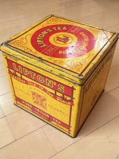 リプトン 紅茶缶 Lipton レトロ 空き缶 - メルカリ