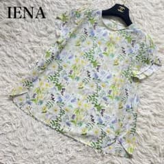 イエナ IENA ボタニカル柄 リバティ ブラウス 花柄 総柄 ホワイト フリー