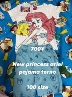新品ディズニープリンセスアリエル100サイズのサムネイル