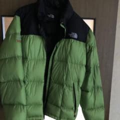 THE NORTH FACE ダウンジャケット 緑・黒のサムネイル