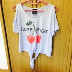 ゆめかわいい パープル チェリートップスのサムネイル