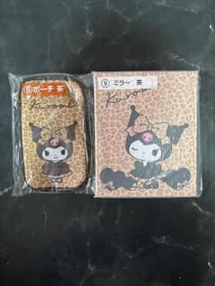 サンリオ クロミ ポーチ 茶 レオパード柄のサムネイル