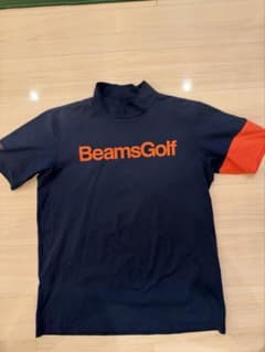 BeamsGolf ポロシャツ ネイビー/オレンジのサムネイル