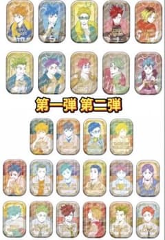 ハイキュー！！スクエア缶バッジ BOX オフショット×カラー第一弾 第二