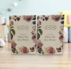 POPOLABO(ポポラボ) ホワイトヴェールフェイスマスク 4枚入り✕2箱①