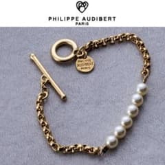2025.現行販売品】PHILIPPE AUDIBERTパール ブレスレット - メルカリ