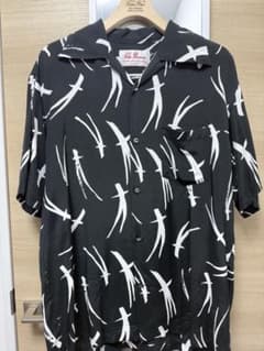 【即完売モデル】アロハブロッサム × トラッドマンズ盆栽 松葉柄 サイズ44美品 即完売モデル】アロハブロッサム × トラッドマンズ盆栽 松葉柄 サイズ