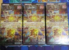 遊戯王 クォーターセンチュリーアートコレクション 3BOX シュリンク