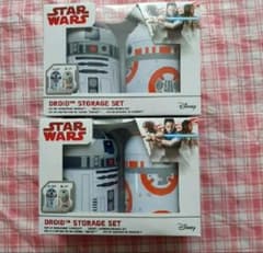 스타 워즈 캐니스터 R2-D2 BB-8 2 세트 스타 워즈