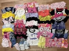 夏物⭐︎女の子　サイズ80 まとめ売り51点　値下げのサムネイル