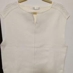 ドゥグラッセ、生成りベストS 未使用