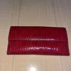 グッチ　エナメル長財布のサムネイル