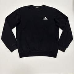 adidas トレーナー ブラック 黒 M 裏起毛 メンズ レディース キッズのサムネイル