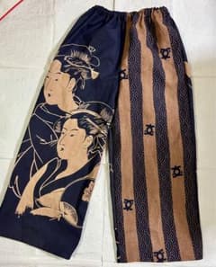 柿渋染め浮世絵パンツのサムネイル