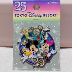 東京ディズニーリゾート 25周年 ピンバッジのサムネイル
