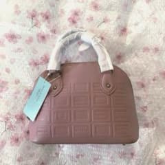 新品 神田沙也加 canone パキッと割れないエンボスバッグ メゾンド 