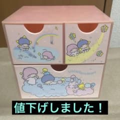 キキララ リトルツインスターズ チェスト 小物入れ 引き出し レトロ
