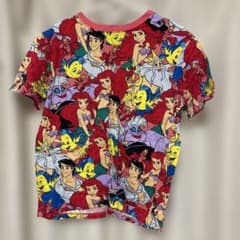 リトル・マーメイド 総柄Tシャツ ディズニー⭐︎のサムネイル