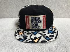 レトロ(90年代)Budweiser グラフィックキャップ スナップバック