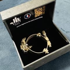 ★最終値下げ★JLV アルトサックス用リガチャー  シルバーのサムネイル