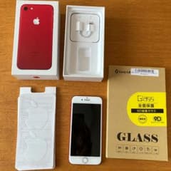 iphone7  本体　128GB Red SIMフリー　シムフリーのサムネイル