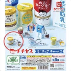 チチヤス　ミニチュアチャーム2 ハニーヨーグルトのサムネイル