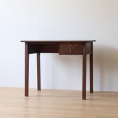 片袖机 古家具 木製 ヴィンテージ 真鍮金具 デスク 片袖机 古家具 木製 ヴィンテージ 真鍮金具 デスク - メルカリ