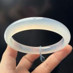 玉髄 カルセドニー バングル 内径約62mm - メルカリ
