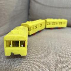 プラレール】電動プラ電車 電車 前スイッチ 旧動力 黄色 日本製