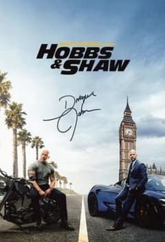 ハリウッド映画　ドウェイン・ジョンソン　 直筆サイン入りフォト　ワイルドスピード ハリウッド映画 ドウェイン・ジョンソン 直筆サイン入りフォト