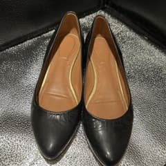 ジバンシィ GIVENCHY ブラック フラットシューズ 38 約24cmのサムネイル
