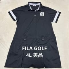 美品 FILA GOLF ゴルフワンピース 4L 大きいサイズ ブラック 美品 FILA GOLF ゴルフワンピース 4L 大きいサイズ ブラック - メルカリ