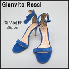 【未使用】Gianvito Rossi アンクルストラップ サンダル 22.5 □ 47755【ジャンヴィト ロッシ】サンダル アンクルストラップ - メルカリ
