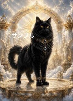 一作限り】天界に降り立つ黒猫 黒猫 P843 - メルカリ