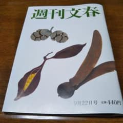 週刊文春９月２２日号のサムネイル