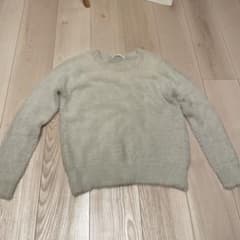 LUXURY MORE フワフワグレー長袖ニットのサムネイル